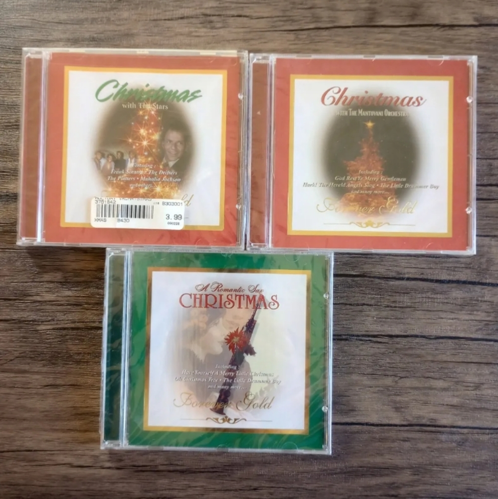 Christmas Forever Gold Lot Of 3 Cds A Romantic Sax-With The Stars- With …